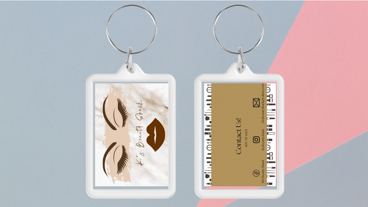 Business Card Keychains