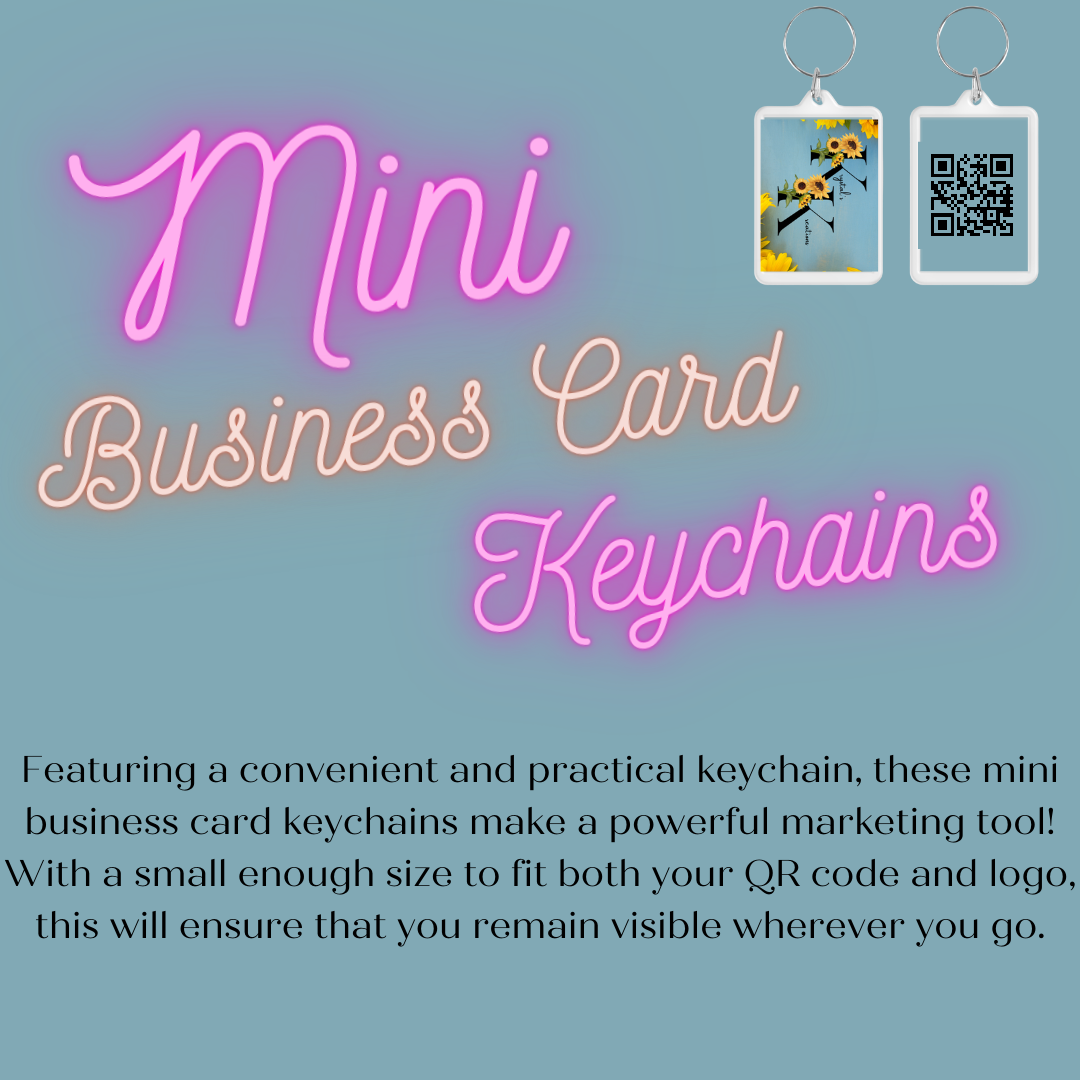 MIni QR Code Keychains