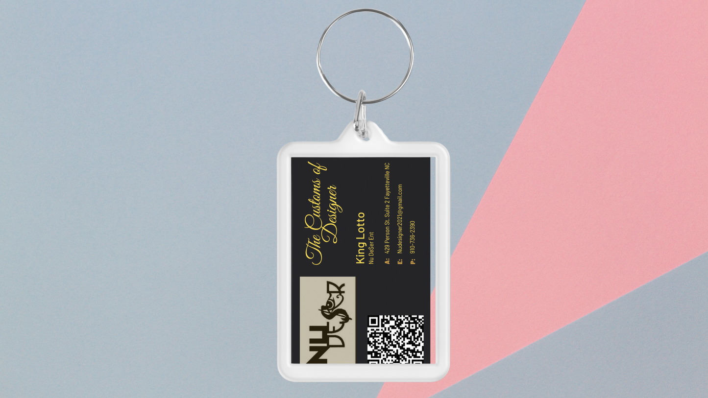 Business Card Keychains